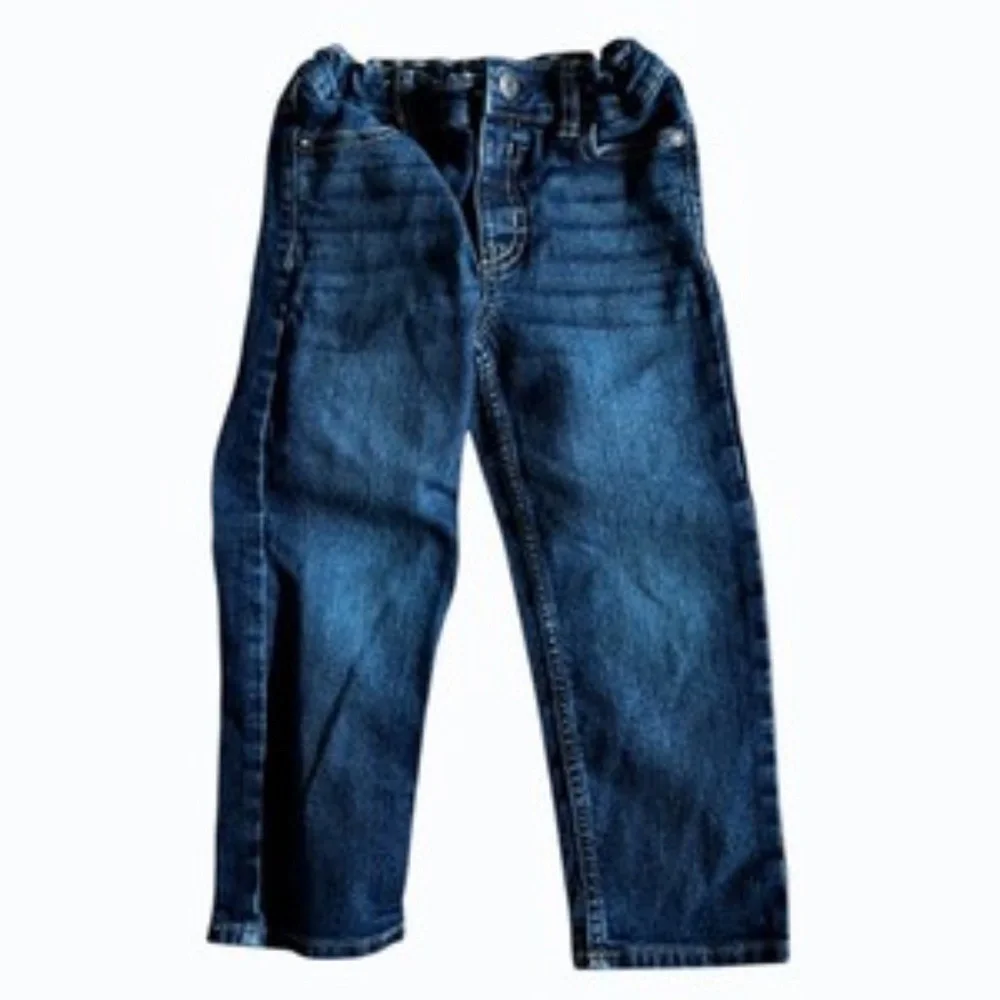 Oshkosh B'gosh Boys Classic Blue Denium‎ Jeans Size 4T Pants Toddler